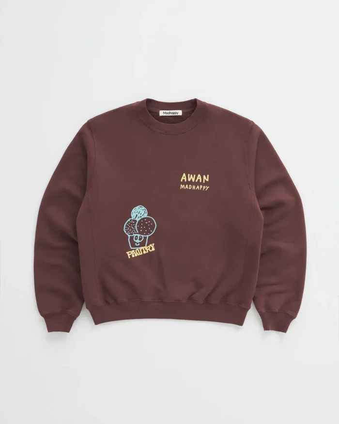 Madhappy AWAN Fleece Crewneck Coffee