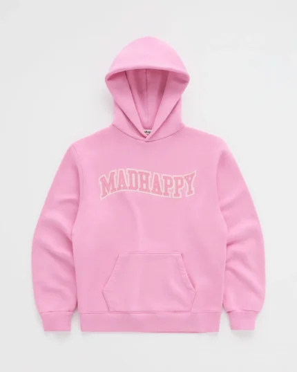 Madhappy Appliqué Wave Fleece Hoodie Punch