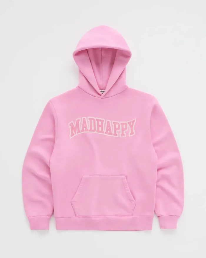 Madhappy Appliqué Wave Fleece Hoodie Punch