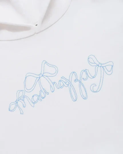 Madhappy Bow Hoodie White