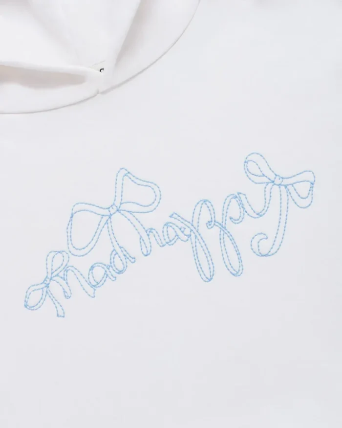 Madhappy Bow Hoodie White