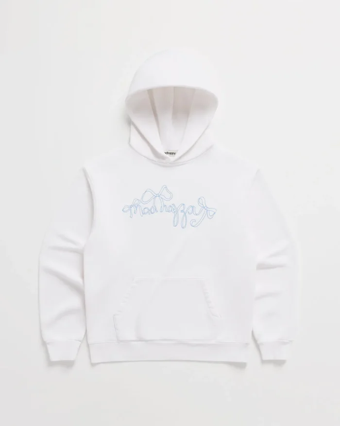 Madhappy Bow Hoodie White