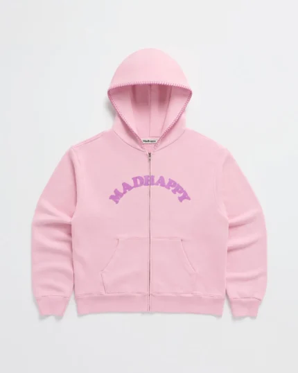 Madhappy Cooper Midweight Zip Up Hoodie Lychee