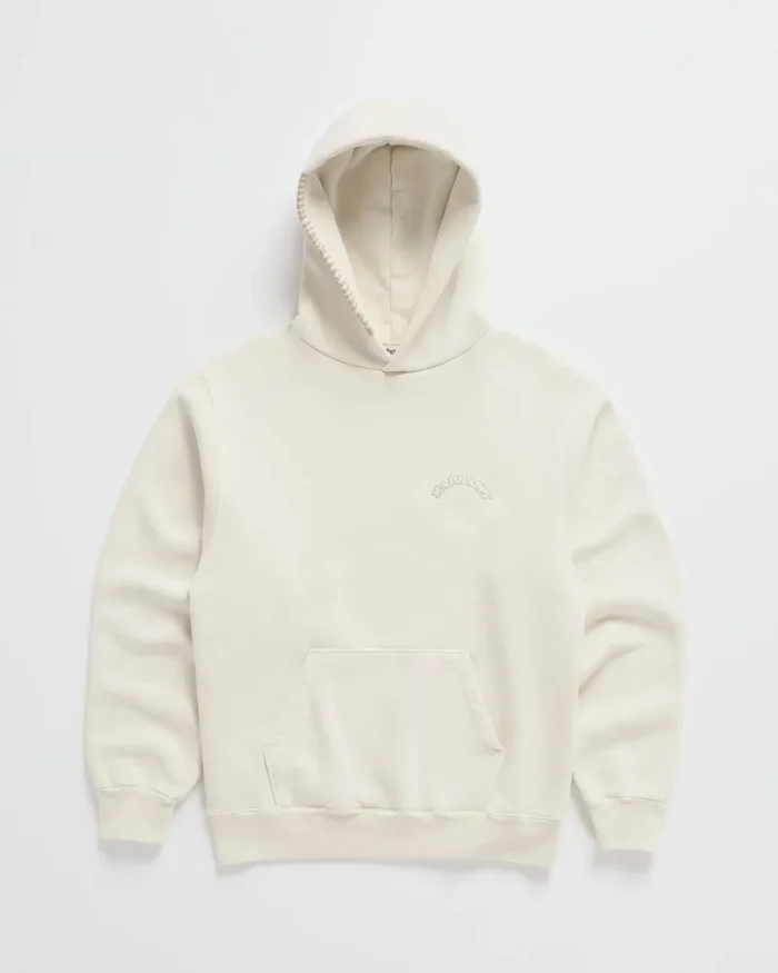 Madhappy Cooper Pigment Dye Fleece Hoodie Whitecap