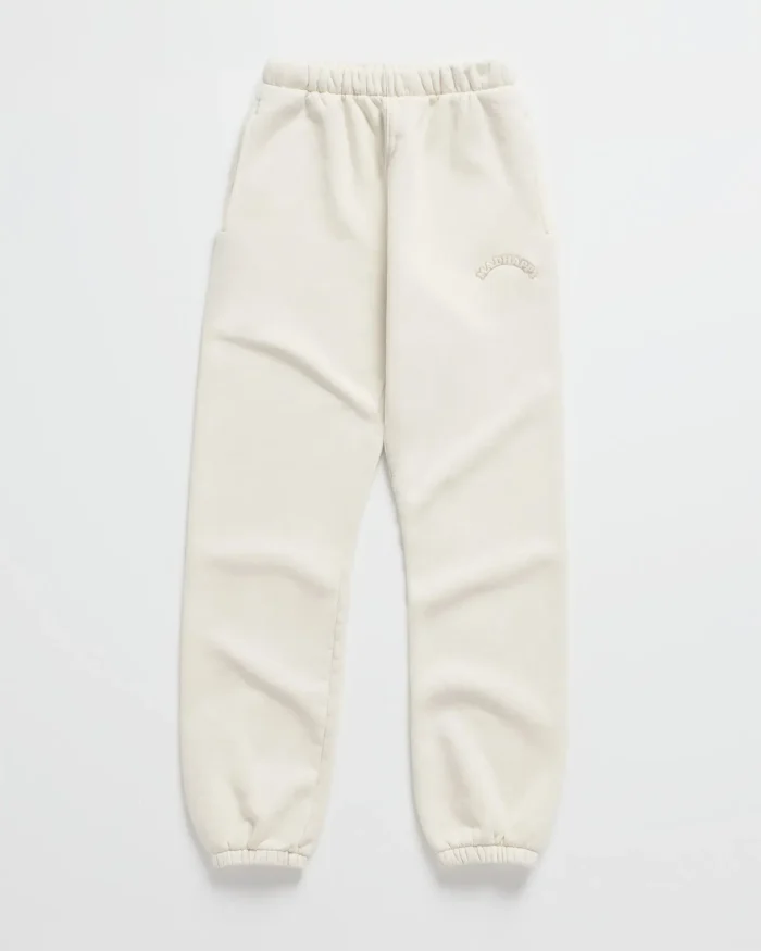 Madhappy Cooper Pigment Dye Fleece Sweatpants Whitecap