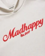 Madhappy Embroidered Signature Hoodie Oatmeal