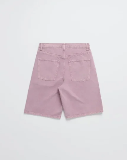 Madhappy Oversized Washed Twill Shorts Lilas