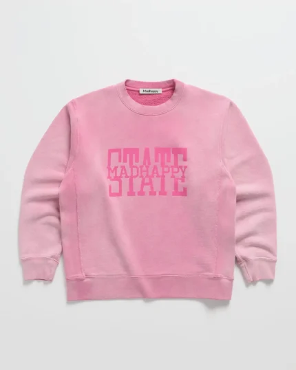 Madhappy Pink State Crewneck