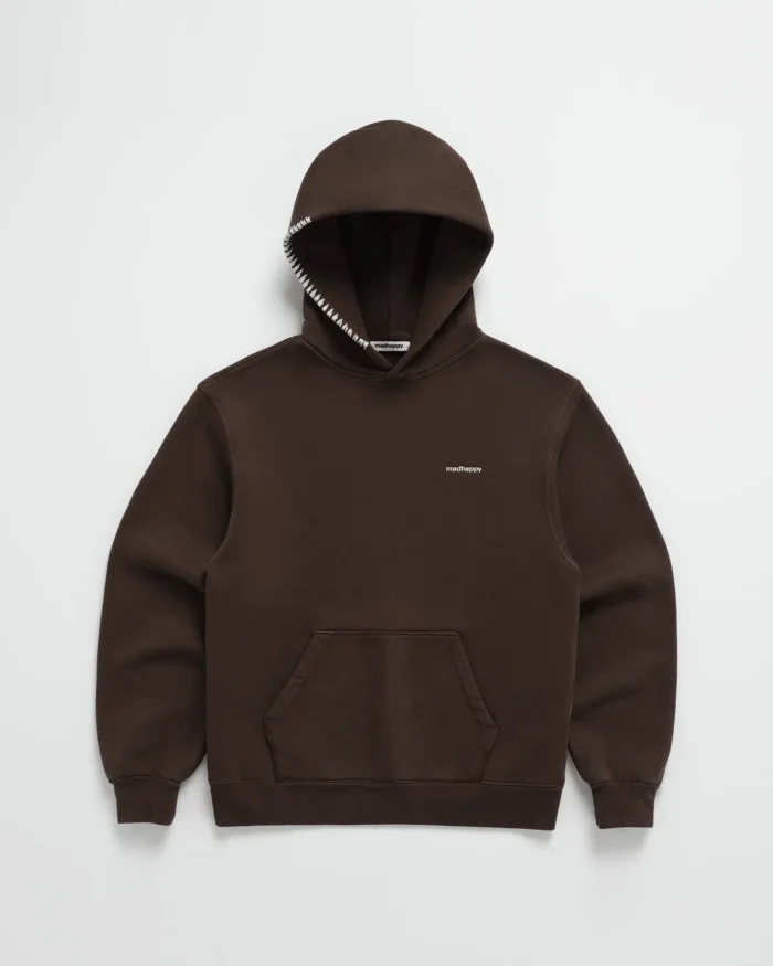 Madhappy Classics Fleece Hoodie Dark-Coffee