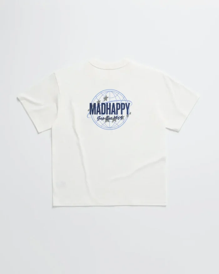 Madhappy Gap Globe Pocket T-shirt Jet