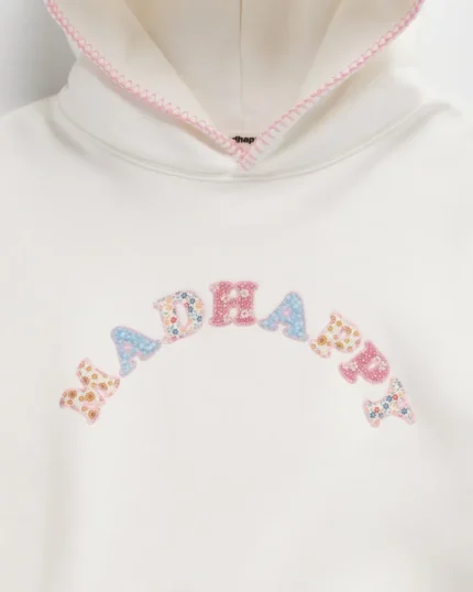 Madhappy Patchwork Cooper Fleece Hoodie White