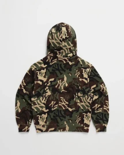 Madhappy Yankees Woodland Camo Full Zip Hoodie