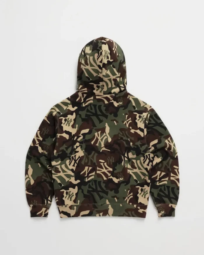 Madhappy Yankees Woodland Camo Full Zip Hoodie