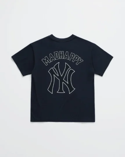 Navy Madhappy Yankees Midweight Tee