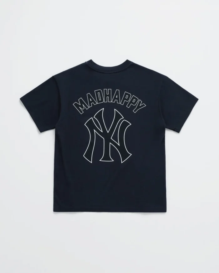 Navy Madhappy Yankees Midweight Tee