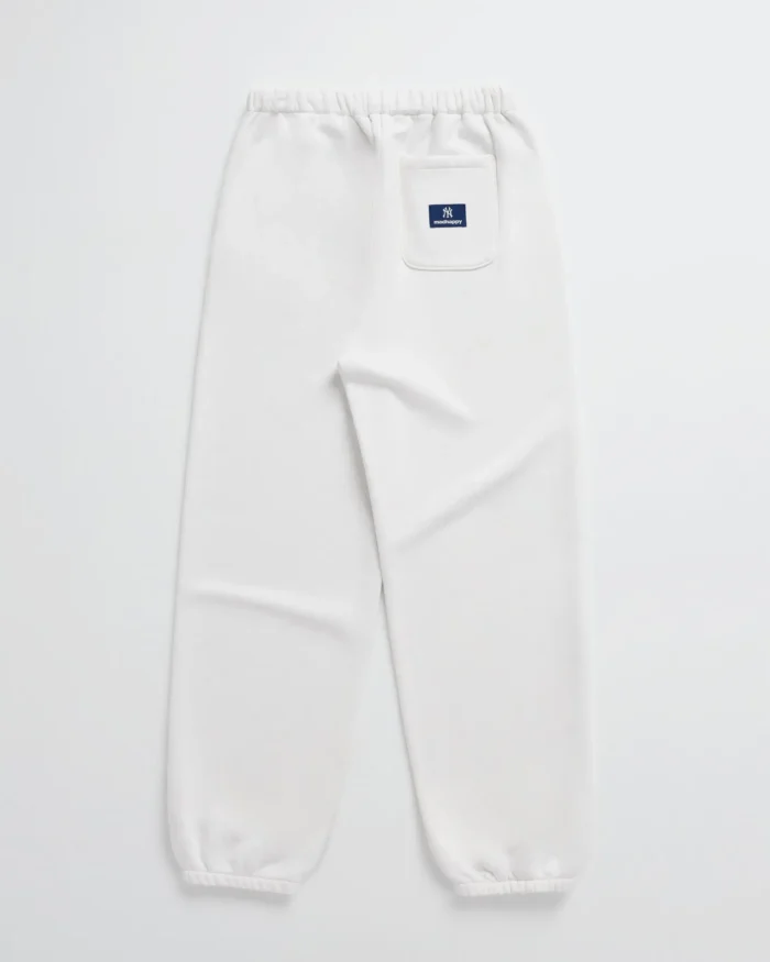 Madhappy Yankees Embroidered Fleece Sweatpants White