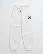 Madhappy Yankees Embroidered Fleece Sweatpants White